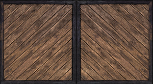 Wood Gate System (2 Doors with Posts)